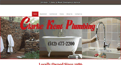 Desktop Screenshot of clarkekentplumbing.com